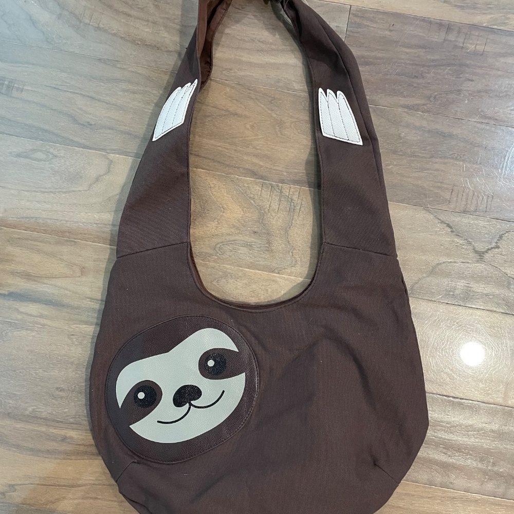 New Novelty Sloth Sling Crossbody Bag